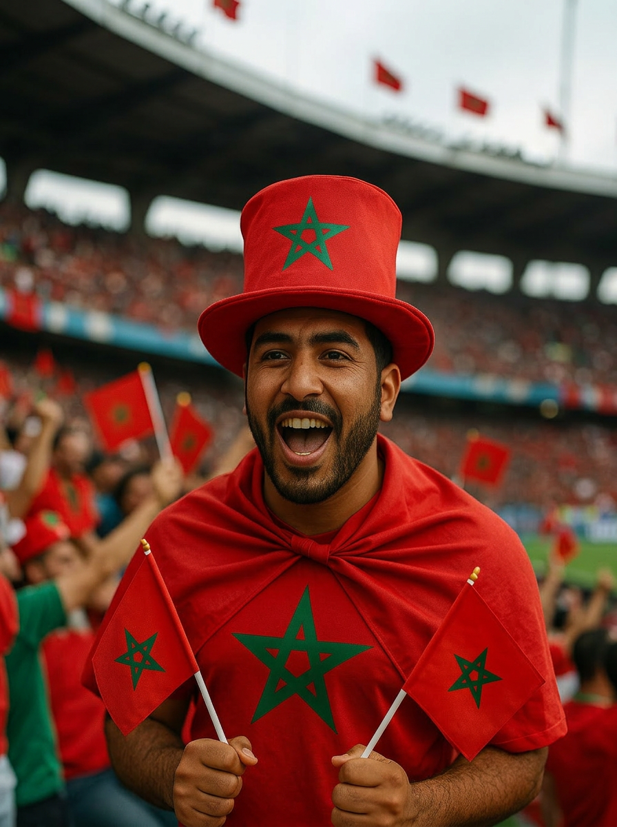 Chapeau Long Maroc — satin supporter — vue 2
